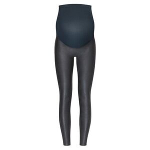 Spanx Faux Leather maternity legging size L